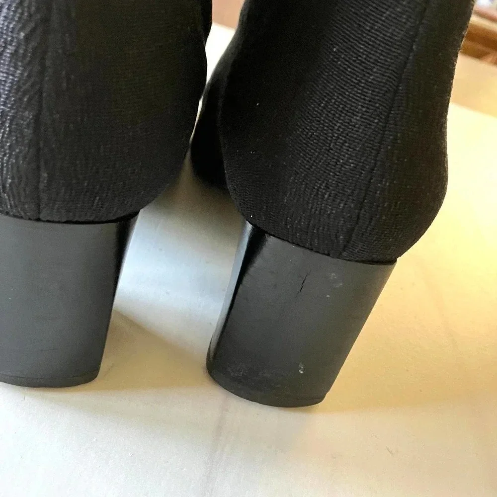Vintage Robert Clergerie‎ Sock Booties Black 8